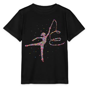 Rhythmic sports gymnastics Floor gymnastics - Stanley/Stella MINI CREATOR Kids’ T-Shirt - black - Front - Mikhail (115cm)
