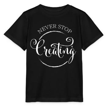 Künstler Künstlerin Kunst Kunstlehrerin - Stanley/Stella Kinder T-Shirt MINI CREATOR  - Schwarz - Vorne - Mikhail (115cm)