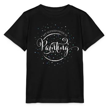 Maler Malerin Malen Kunst Künstlerin - Stanley/Stella Kinder T-Shirt MINI CREATOR  - Schwarz - Vorne - Mikhail (115cm)