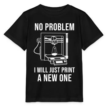 3d Printer - Stanley/Stella MINI CREATOR Kids’ T-Shirt - black - Front - Mikhail (115cm)