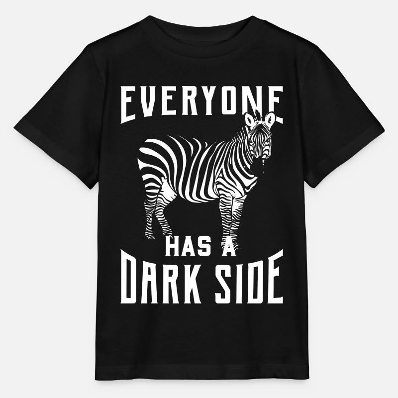 Zebra - Stanley/Stella MINI CREATOR Kids’ T-Shirt - black