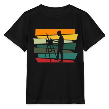 Künstler Maler Leinwand Kunst Akryl Malen Geschenk - Stanley/Stella Kinder T-Shirt MINI CREATOR  - Schwarz - Vorne - Mikhail (115cm)