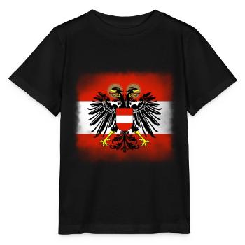Autriche - T-shirt bio MINI CREATOR Stanley/Stella Enfant - noir - Devant - Mikhail (115cm)
