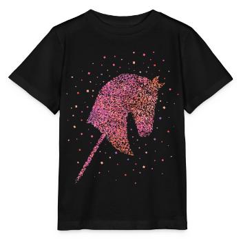 Hobbyhorsing Hobbyhorse Steckenpferd - Stanley/Stella Kinder T-Shirt MINI CREATOR  - Schwarz - Vorne - Mikhail (115cm)