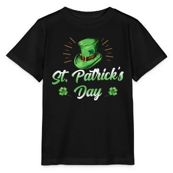 St Patrick's Day Irisch St. Patricks Day Irland - Stanley/Stella Kinder T-Shirt MINI CREATOR  - Schwarz - Vorne - Mikhail (115cm)