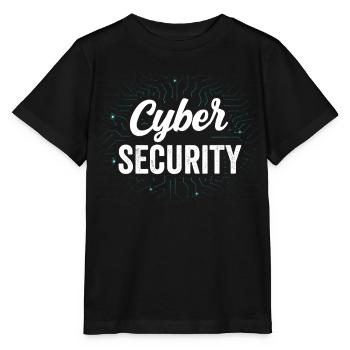 Cybersecurity Hacking Hack Hacker IT Security - Stanley/Stella MINI CREATOR Kids’ T-Shirt - black - Front - Mikhail (115cm)
