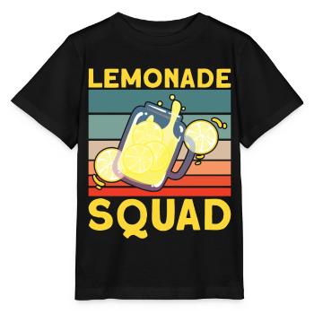 Lemonade Squad – Conception de cruche rétro - T-shirt bio MINI CREATOR Stanley/Stella Enfant - noir - Devant - Mikhail (115cm)