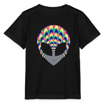 Alien - Stanley/Stella Kinder T-Shirt MINI CREATOR  - Schwarz - Vorne - Mikhail (115cm)