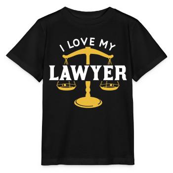J’aime mon avocat Avocat Avocat Avocat - T-shirt bio MINI CREATOR Stanley/Stella Enfant - noir - Devant - Mikhail (115cm)