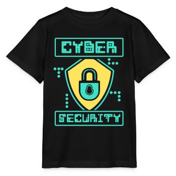 Cybersecurity Hack Hacker IT Security Hacking - Stanley/Stella MINI CREATOR Kids’ T-Shirt - black - Front - Mikhail (115cm)