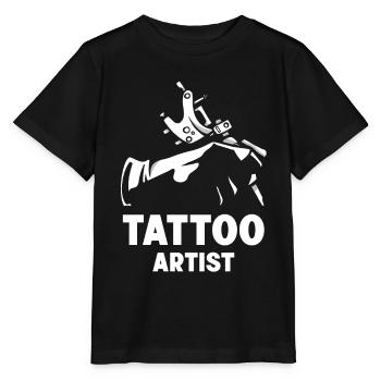Tatoueur Tattoo Tattoo Studio - T-shirt bio MINI CREATOR Stanley/Stella Enfant - noir - Devant - Mikhail (115cm)