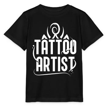 Tattoo Artist Tattoo Studio Tattoo Tattoo - Stanley/Stella MINI CREATOR Kids’ T-Shirt - black - Front - Mikhail (115cm)
