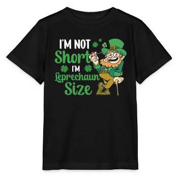 Ich Bin Nicht Klein Ich Habe Leprechaun Größe Ire - Stanley/Stella Kinder T-Shirt MINI CREATOR  - Schwarz - Vorne - Mikhail (115cm)