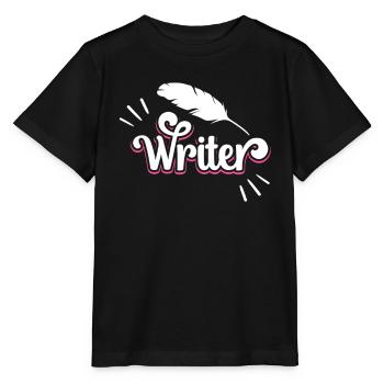 Author Writer Writer Writing - Stanley/Stella MINI CREATOR Kids’ T-Shirt - black - Front - Mikhail (115cm)