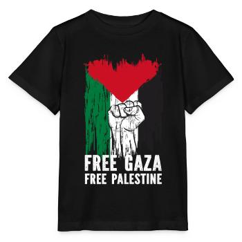 Palestine Palestine Filistin Palestinien - T-shirt bio MINI CREATOR Stanley/Stella Enfant - noir - Devant - Mikhail (115cm)