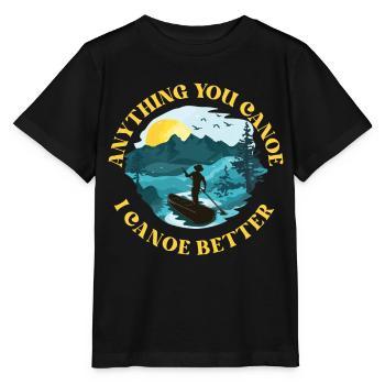Canoë Canoë Tout ce que vous Canoë - T-shirt bio MINI CREATOR Stanley/Stella Enfant - noir - Devant - Mikhail (115cm)