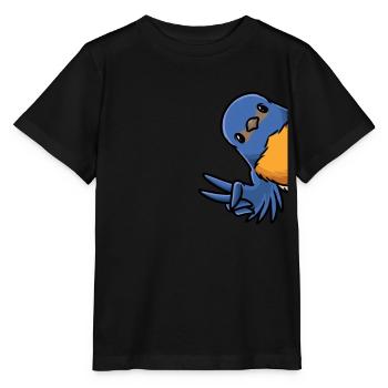 Hut Singer Bird - Stanley/Stella MINI CREATOR Kids’ T-Shirt - black - Front - Mikhail (115cm)