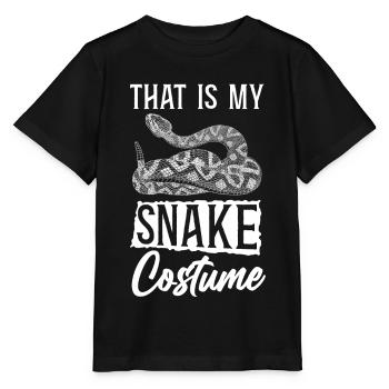 Serpent serpent qui est mon serpent - T-shirt bio MINI CREATOR Stanley/Stella Enfant - noir - Devant - Mikhail (115cm)