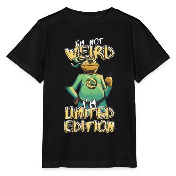 Cool Cartoon Sloth - Édition Limitée - Dicton - T-shirt bio MINI CREATOR Stanley/Stella Enfant - noir - Devant - Mikhail (115cm)