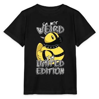 Funny Cartoon Squeaky Duck - Édition Limitée - T-shirt bio MINI CREATOR Stanley/Stella Enfant - noir - Devant - Mikhail (115cm)