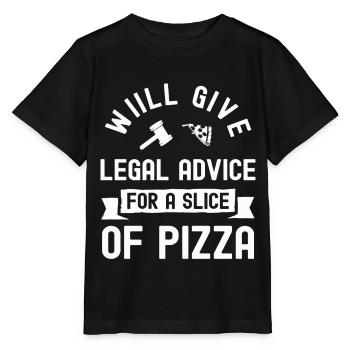 Lawyer Gift Court Law Lawyer Judge Justice - Stanley/Stella MINI CREATOR Kids’ T-Shirt - black - Front - Mikhail (115cm)