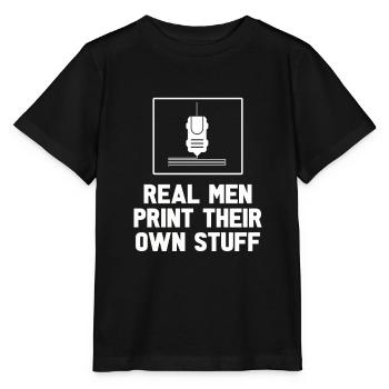 3d Printer - Stanley/Stella MINI CREATOR Kids’ T-Shirt - black - Front - Mikhail (115cm)