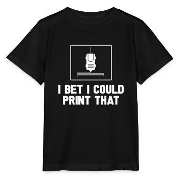 3D Printer Printing Machine Technology Technology Hobby - Stanley/Stella MINI CREATOR Kids’ T-Shirt - black - Front - Mikhail (115cm)