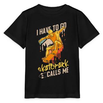 Skateboard Kickflip Geschenk Longboard Sk8er Sk8 - Stanley/Stella Kinder T-Shirt MINI CREATOR  - Schwarz - Vorne - Mikhail (115cm)