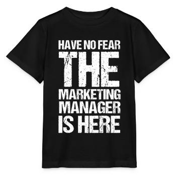 N’ayez pas peur Marketing Manager Marketing Digital - T-shirt bio MINI CREATOR Stanley/Stella Enfant - noir - Devant - Mikhail (115cm)