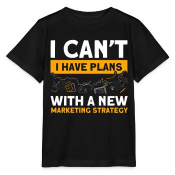 Responsable Marketing Stratégie Marketing Digital - T-shirt bio MINI CREATOR Stanley/Stella Enfant - noir - Devant - Mikhail (115cm)