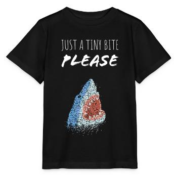 Shark Shark Shark Sharks Whales Ocean - Stanley/Stella MINI CREATOR Kids’ T-Shirt - black - Front - Mikhail (115cm)
