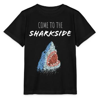 Grosser Weisser Hai Haifisch Wale Shark - Stanley/Stella Kinder T-Shirt MINI CREATOR  - Schwarz - Vorne - Mikhail (115cm)
