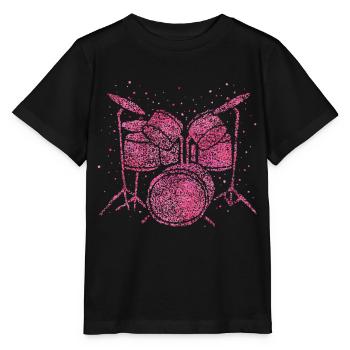 Batterie Batteur Batterie - T-shirt bio MINI CREATOR Stanley/Stella Enfant - noir - Devant - Mikhail (115cm)