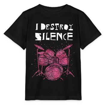 Batteur Batteur Batteur - T-shirt bio MINI CREATOR Stanley/Stella Enfant - noir - Devant - Mikhail (115cm)