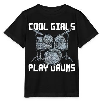 Batterie Batteur Batteur - T-shirt bio MINI CREATOR Stanley/Stella Enfant - noir - Devant - Mikhail (115cm)