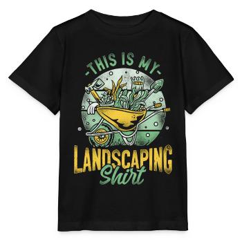 Landscaper Landscaping Landscape - Stanley/Stella MINI CREATOR Kids’ T-Shirt - black - Front - Mikhail (115cm)