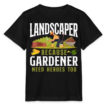 Landscaper Landscaping Landscape - Stanley/Stella MINI CREATOR Kids’ T-Shirt - black - Front - Mikhail (115cm)