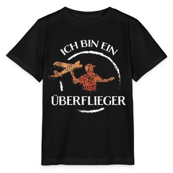Modellbauer Modellflugzeug Modellfliegen - Stanley/Stella Kinder T-Shirt MINI CREATOR  - Schwarz - Vorne - Mikhail (115cm)