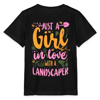 Landscaper Landscaping Landscape - Stanley/Stella MINI CREATOR Kids’ T-Shirt - black - Front - Mikhail (115cm)