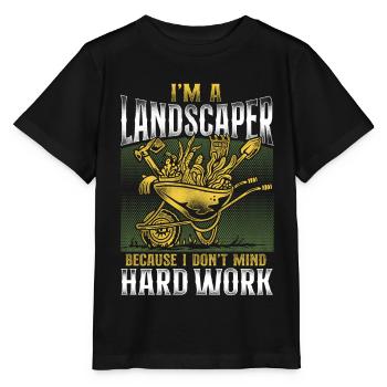 Landscaper Landscaping Landscape - Stanley/Stella MINI CREATOR Kids’ T-Shirt - black - Front - Mikhail (115cm)
