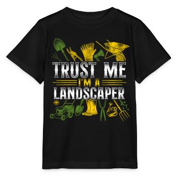 Landscaper Landscaping Landscape - Stanley/Stella MINI CREATOR Kids’ T-Shirt - black - Front - Mikhail (115cm)