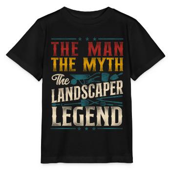 Landscaper Landscaping Landscape - Stanley/Stella MINI CREATOR Kids’ T-Shirt - black - Front - Mikhail (115cm)
