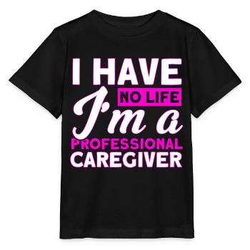 Health Assistance Home Nursing Nurse - Stanley/Stella MINI CREATOR Kids’ T-Shirt - black - Front - Mikhail (115cm)