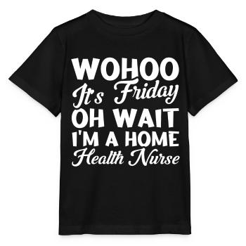 Health Assistance Home Nursing Nurse - Stanley/Stella MINI CREATOR Kids’ T-Shirt - black - Front - Mikhail (115cm)