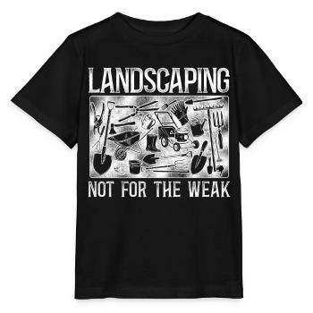 Landscaper Landscaping Landscape - Stanley/Stella MINI CREATOR Kids’ T-Shirt - black - Front - Mikhail (115cm)