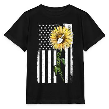 Paysagiste Architecte Paysagiste Usa - T-shirt bio MINI CREATOR Stanley/Stella Enfant - noir - Devant - Mikhail (115cm)