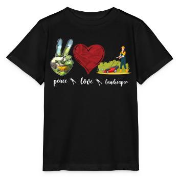 Landscaper Landscaping Landscape - Stanley/Stella MINI CREATOR Kids’ T-Shirt - black - Front - Mikhail (115cm)