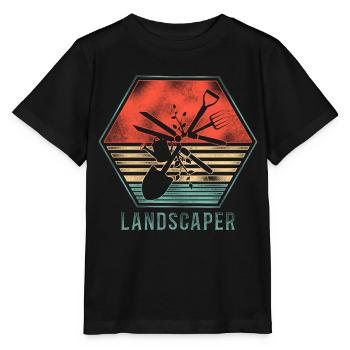 Landscaper Landscaping Landscape - Stanley/Stella MINI CREATOR Kids’ T-Shirt - black - Front - Mikhail (115cm)