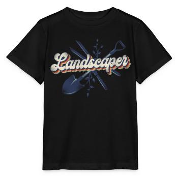 Landscaper Landscaping Landscape - Stanley/Stella MINI CREATOR Kids’ T-Shirt - black - Front - Mikhail (115cm)