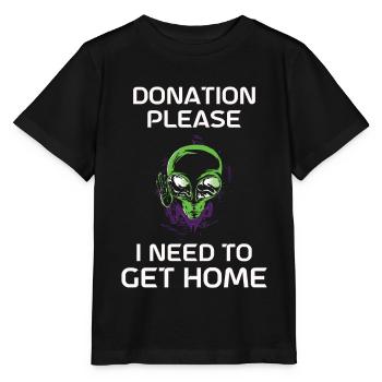 Alien Geschenk Außerirdische Ufo Area 51 Sci-fi - Stanley/Stella Kinder T-Shirt MINI CREATOR  - Schwarz - Vorne - Mikhail (115cm)